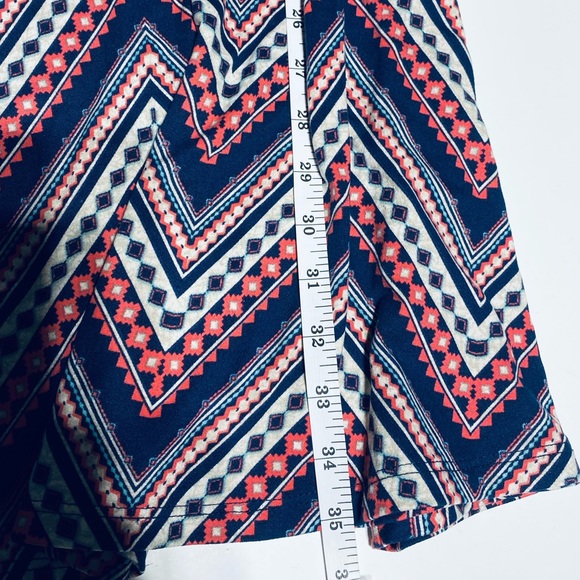 JAMIE & LAYLA Short Sleeves Round Neckline Geometric Print Midi Dress Sz L NWOT - Picture 7 of 10